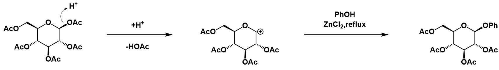 <b>Figure 3</b>: Fischer-Helferich glycosidation